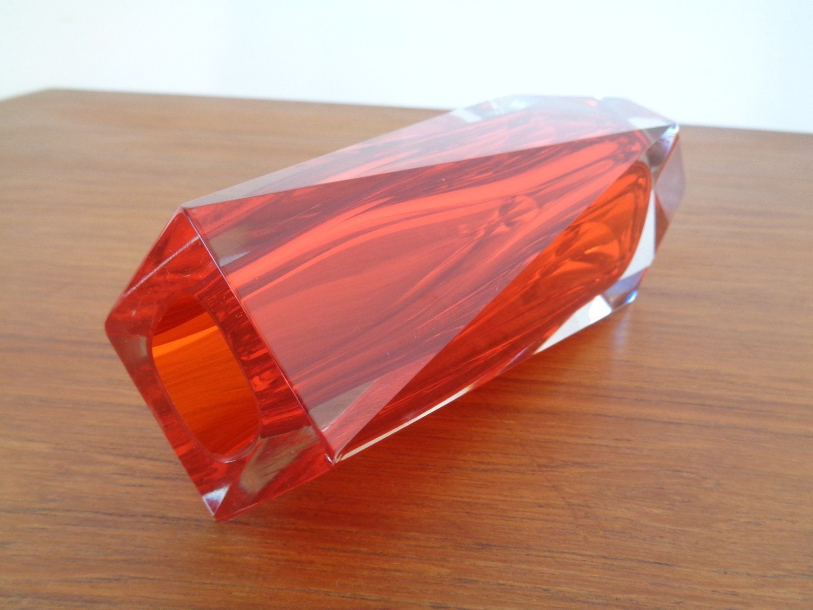 Vintage Italian Murano Glass Vase, 1960s photo vintage