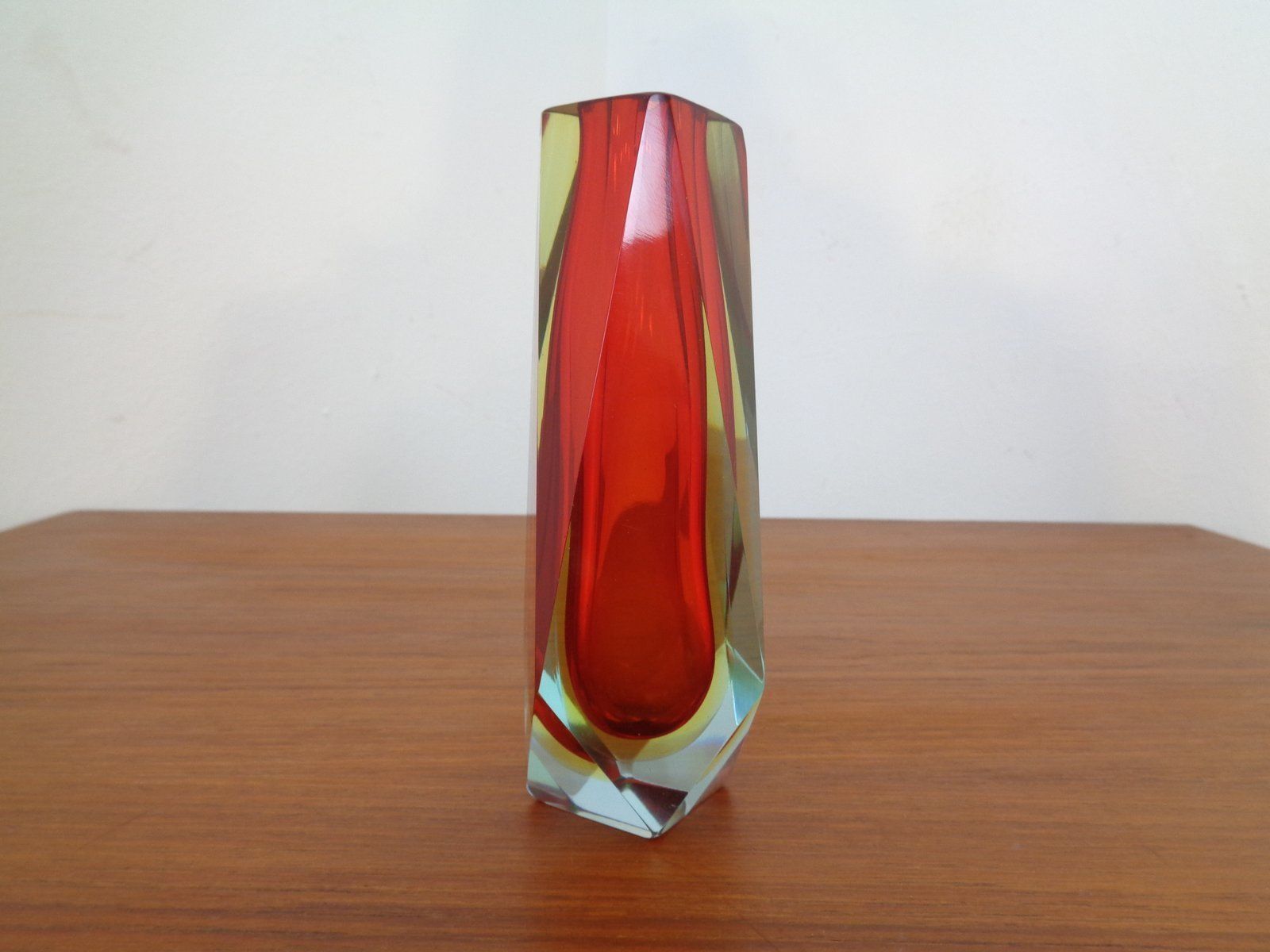 Vintage Italian Murano Glass Vase, 1960s photo Home Decor