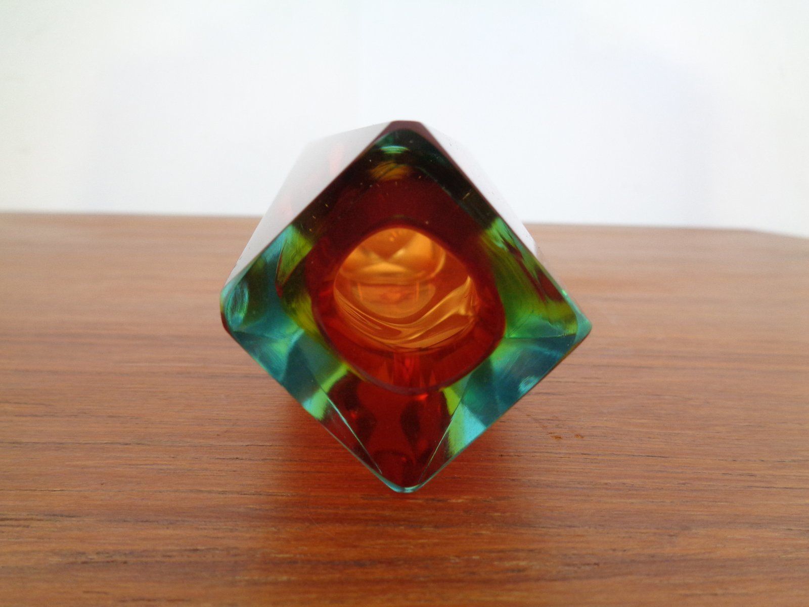 Vintage Italian Murano Glass Vase, 1960s photo vintage