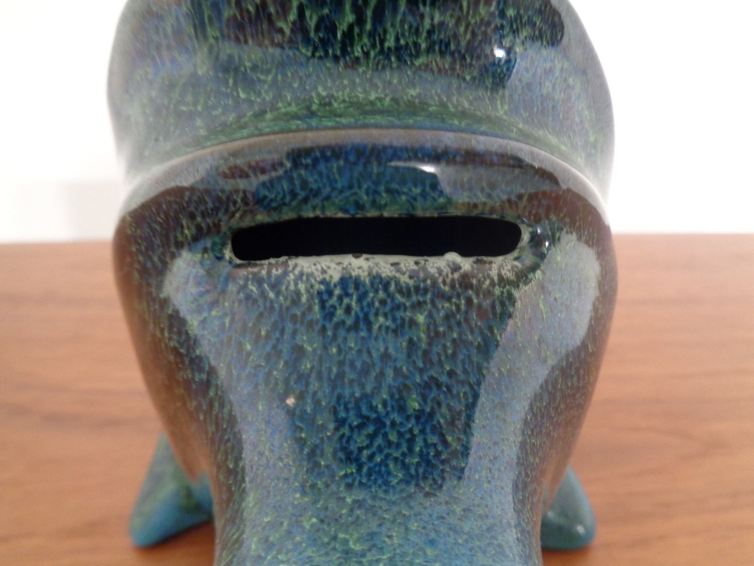 photo furniture Ceramic Fish Money Box, 1970s, Vintage