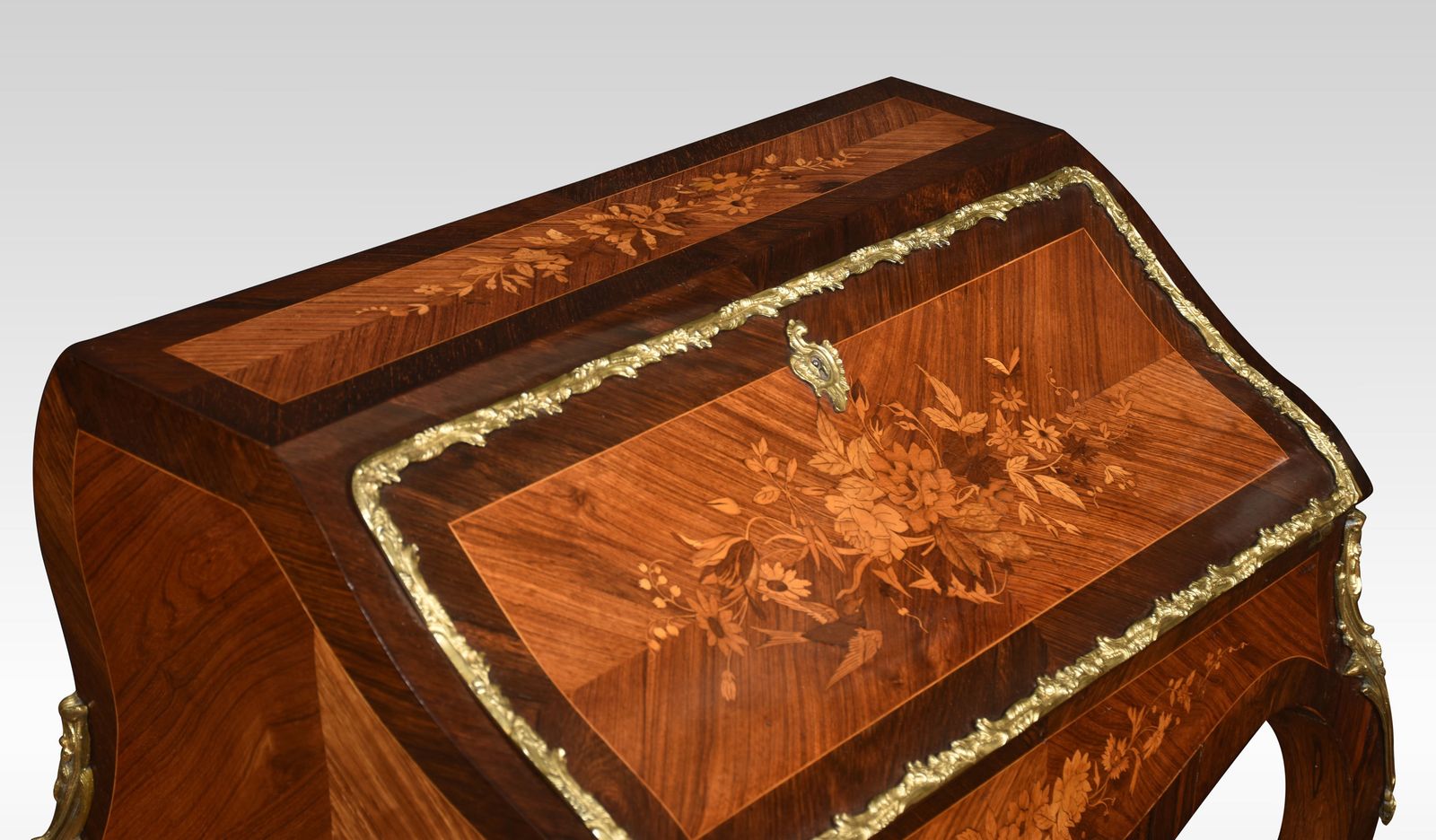 photo for sale Rosewood Inlaid Bureau De Dame