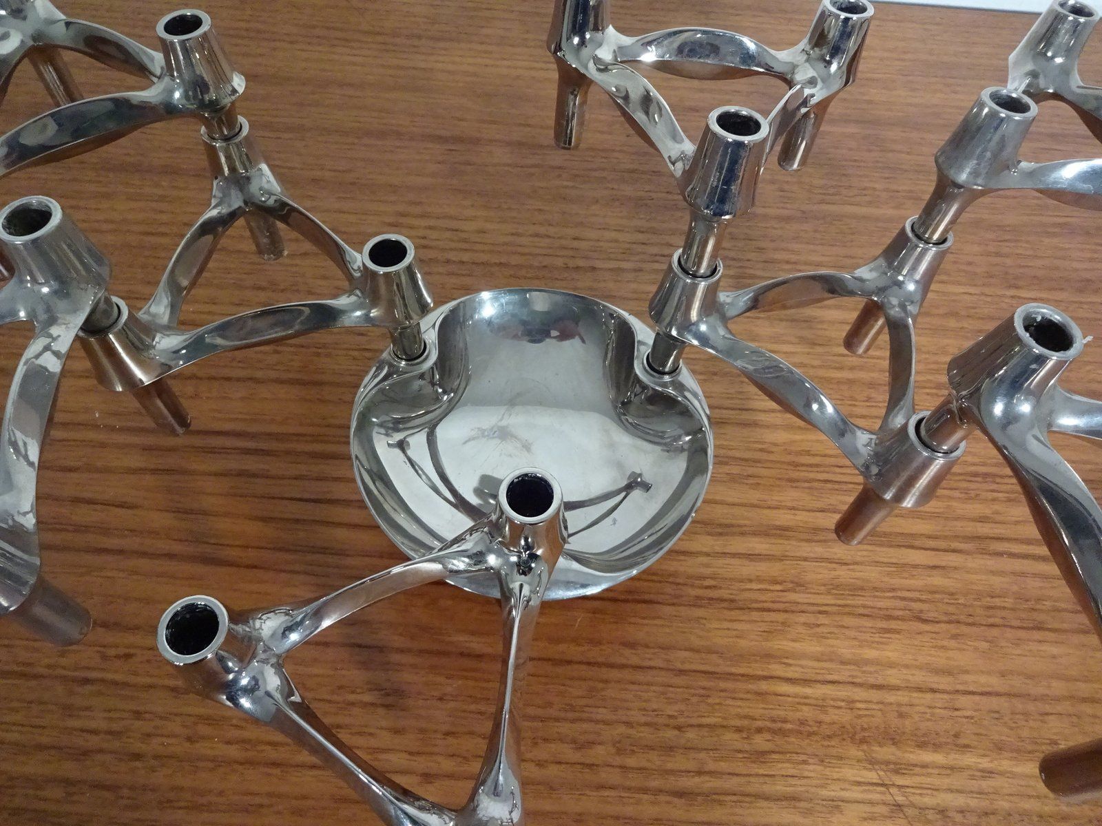 Candleholders By Ceasar Stoffi & Fritz Nagel For Bmf 1960s Set Of 10 photo furniture