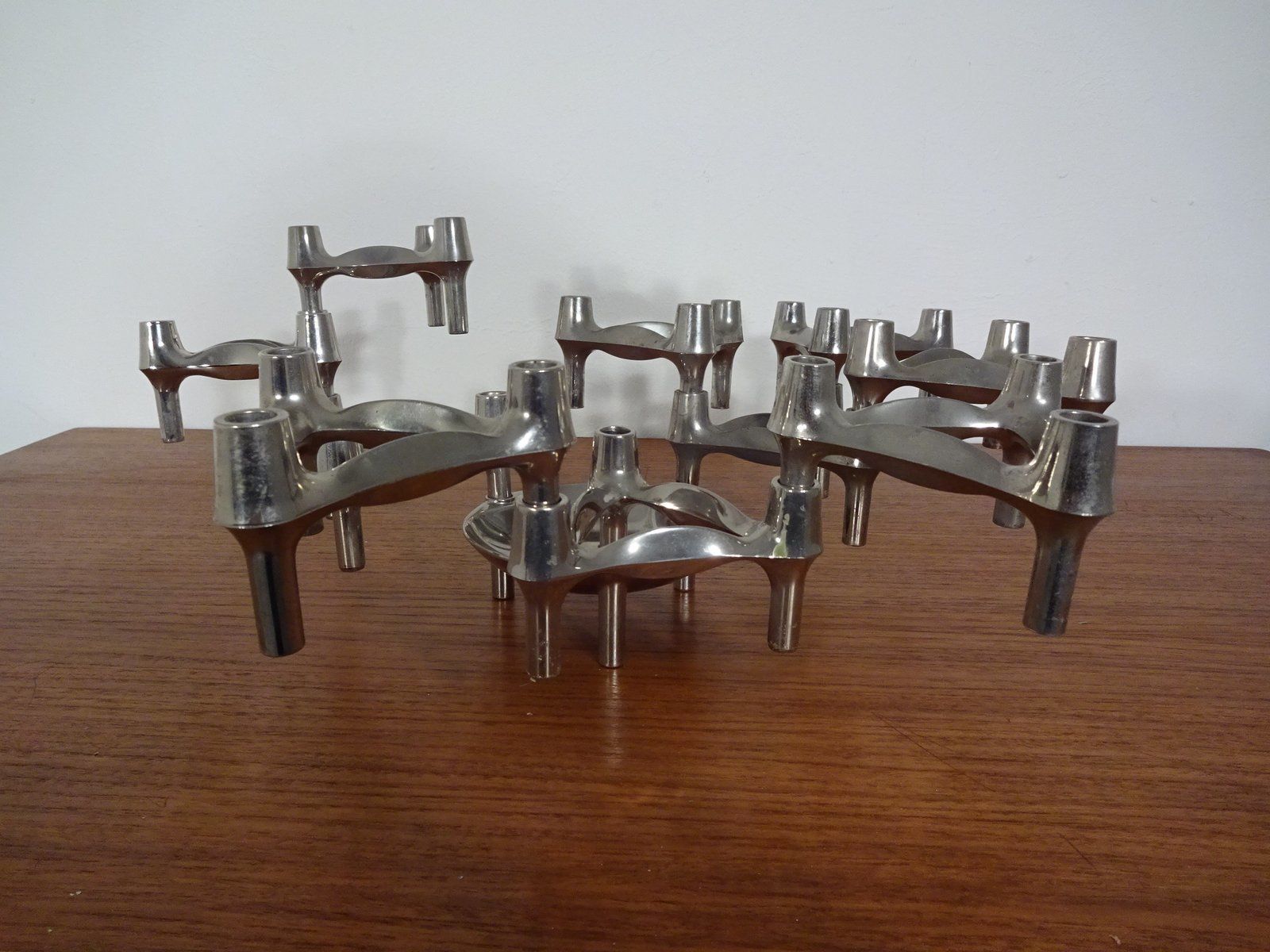 photo furniture Candleholders By Ceasar Stoffi & Fritz Nagel For Bmf 1960s Set Of 11