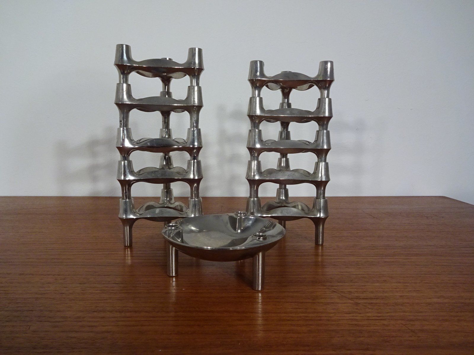 photo for sale Candleholders By Ceasar Stoffi & Fritz Nagel For Bmf 1960s Set Of 11