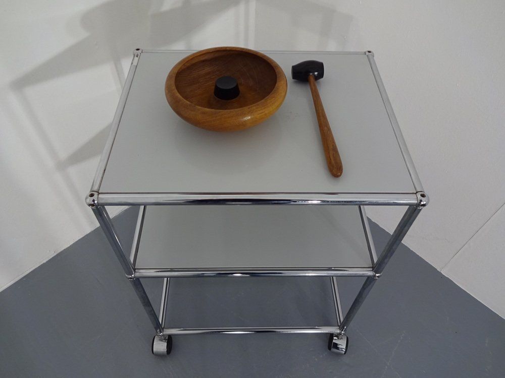 photo vintage Vintage Danish Oak & Rosewood Nutcracker Bowl & Hammer Set 1960s