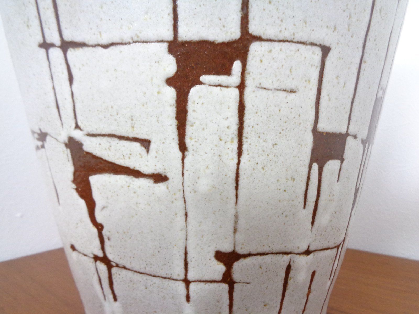 168.0 Large Lava Ceramic Cachepot, 1970s photo