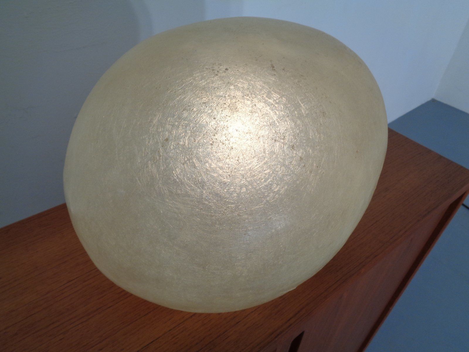 Glass Fiber Table Lamp By André Cazenave For Atelier A, 1960s photo for sale