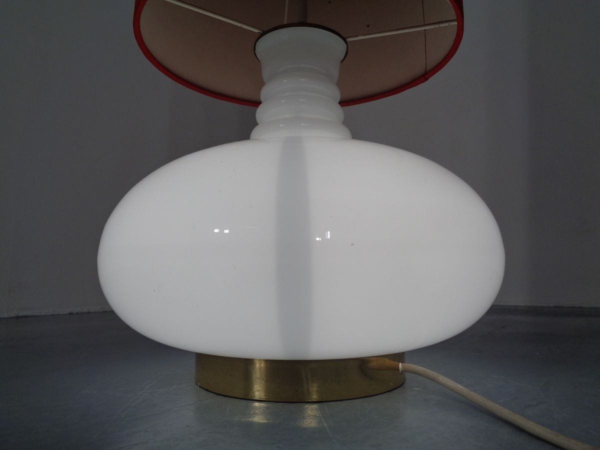 Lighting Floor Lamp With Illuminated Glass Stand From Doria Leuchten, 1960s photo