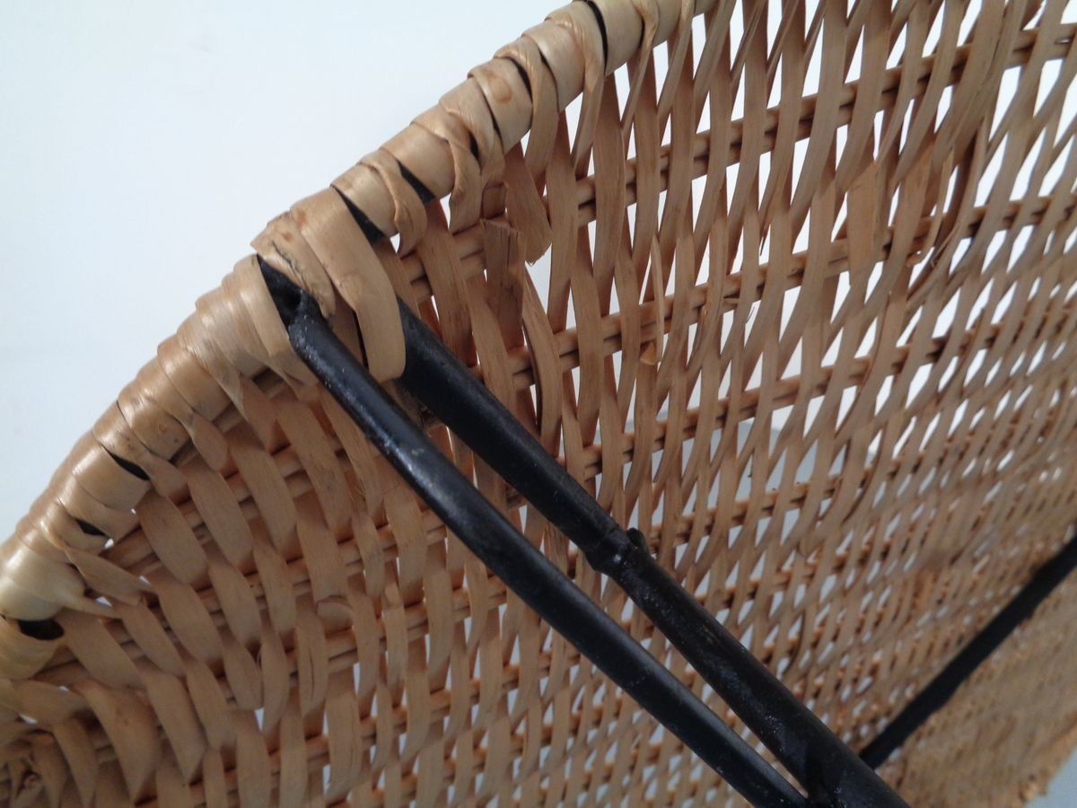 photo for sale Italian String Basket Coffee Table, 1950s