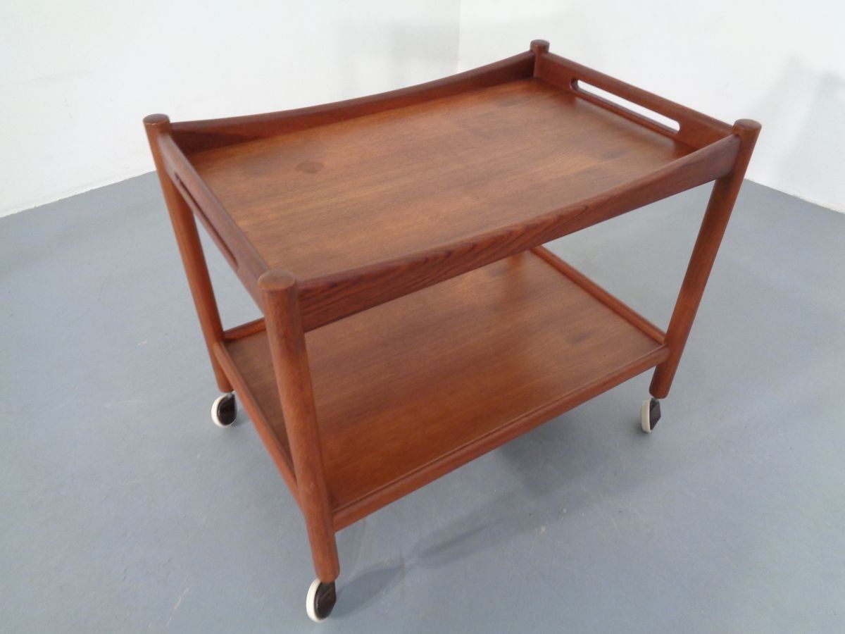 Teak Trolley By Hans J. Wegner For Andreas Tuck, 1950s photo 823.0