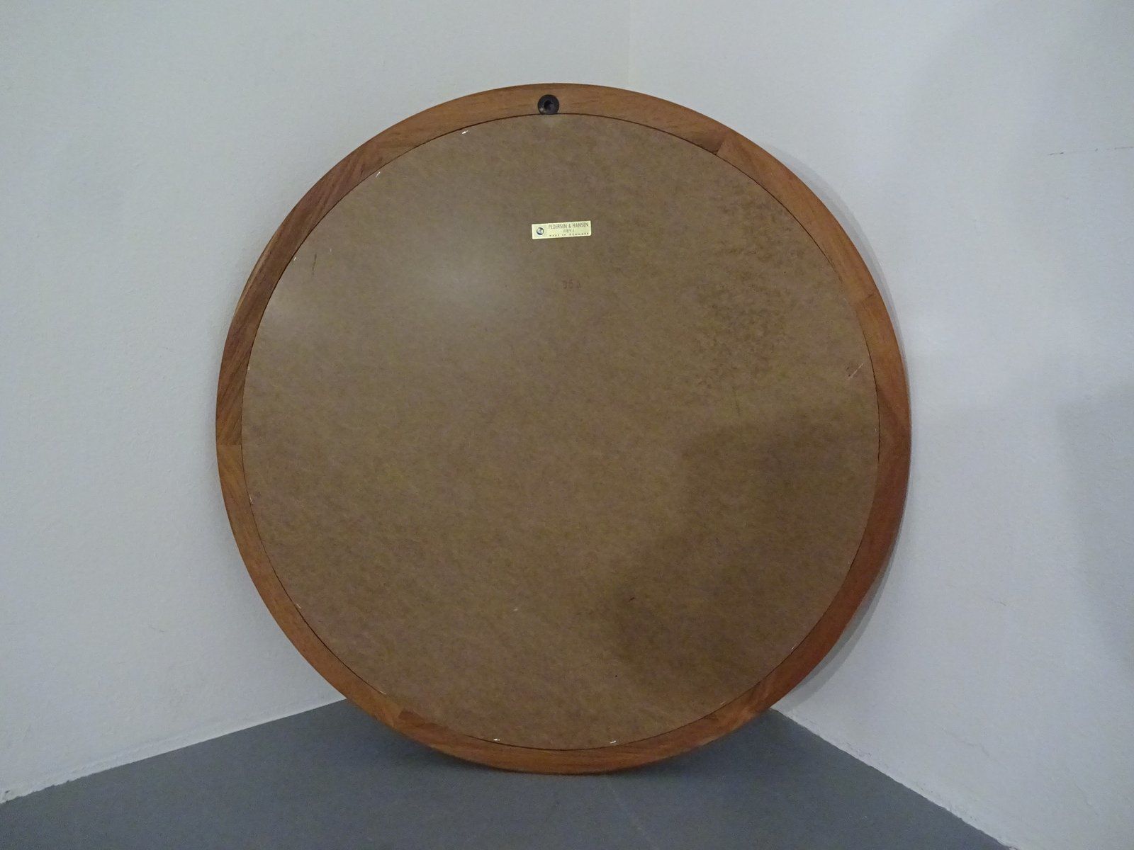 1008.0 Large Danish Teak Mirror By Bernhard Pedersen For Viby, 1960s photo
