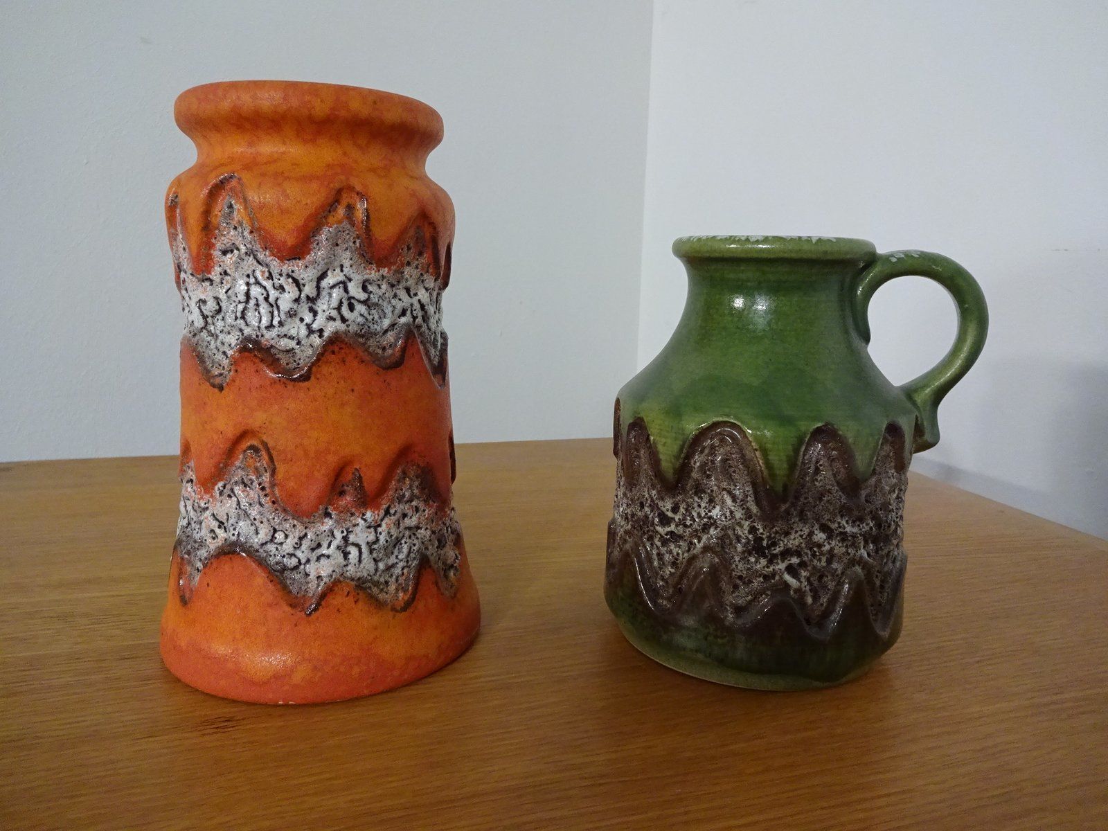 West German Pottery Vases From Dümler & Breiden, 1970s, Set Of 2