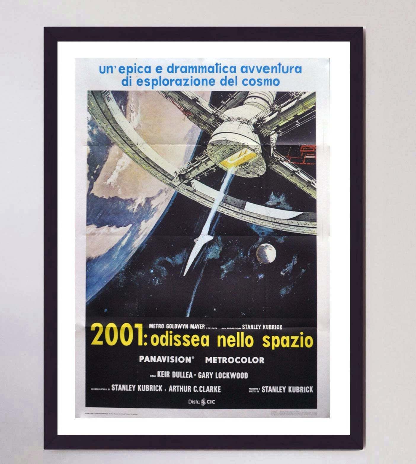 2001: A Space Odyssey (Italian) Original Vintage Poster photo furniture
