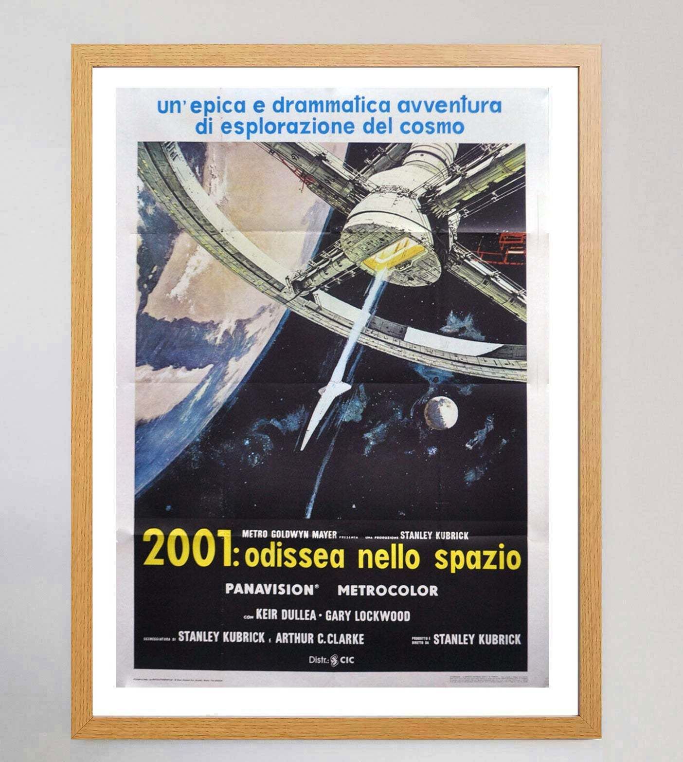 2001: A Space Odyssey (Italian) Original Vintage Poster photo Art