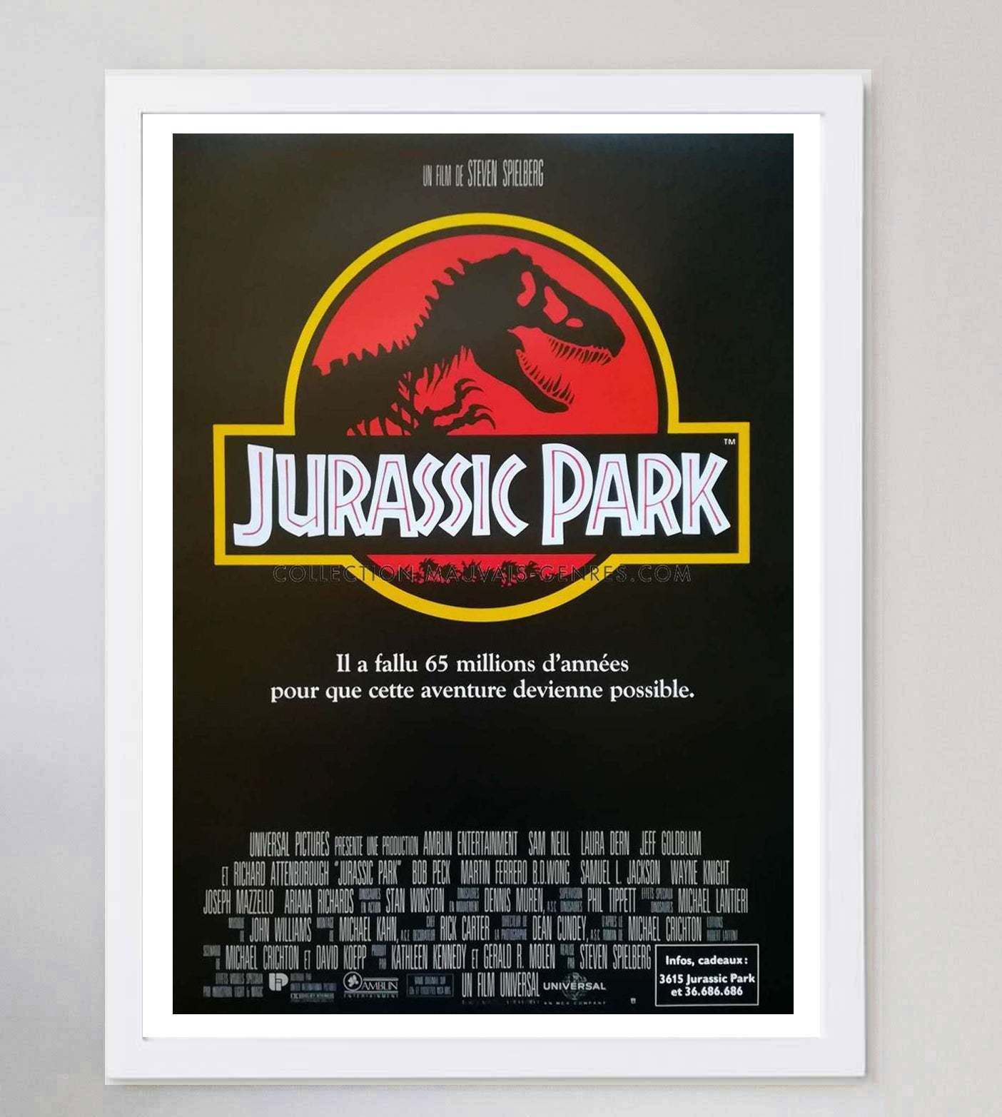 Jurassic Park (French) Original Vintage Poster photo for sale