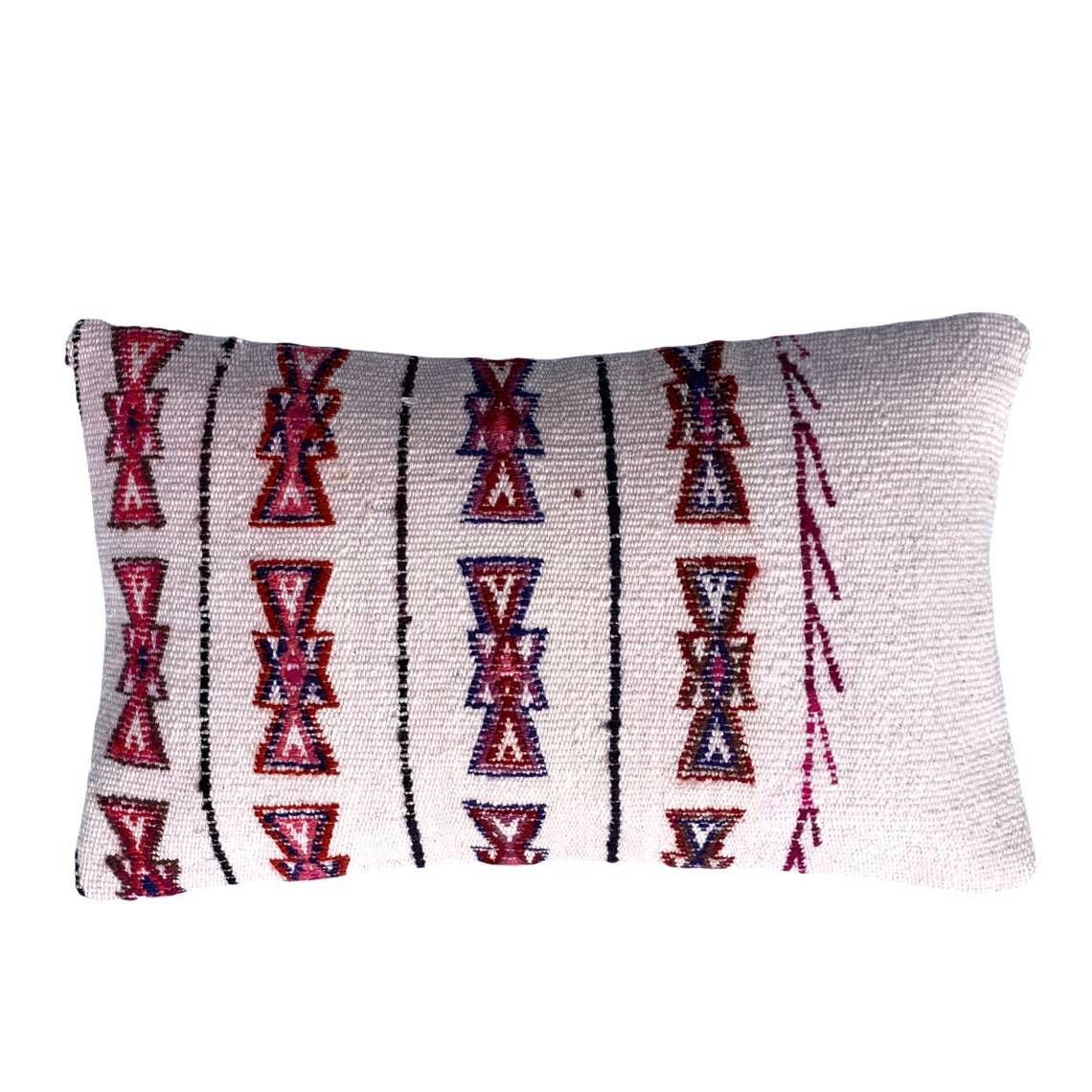 Vintage Turkish Kilim Cushion Cover, 30 X 50 Cm
