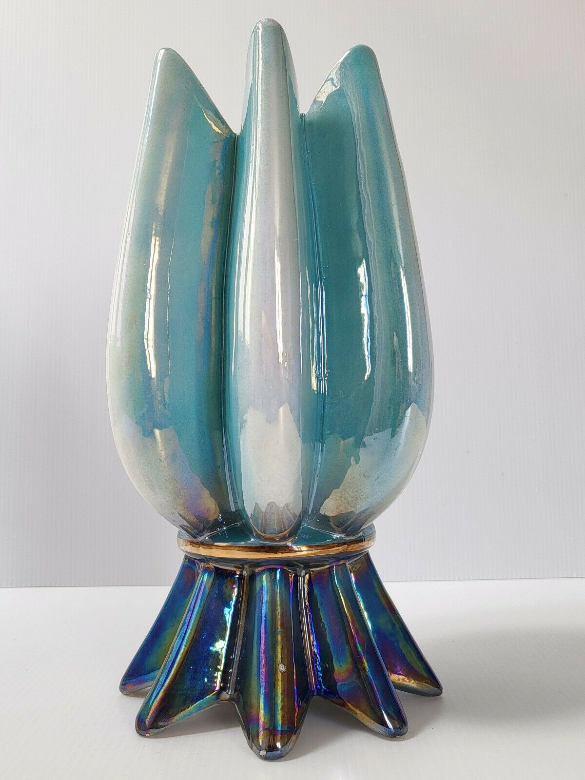 Superb Vintage Italian Vase 1960 Pearl Ceramic 60s 1960s 60s photo buy