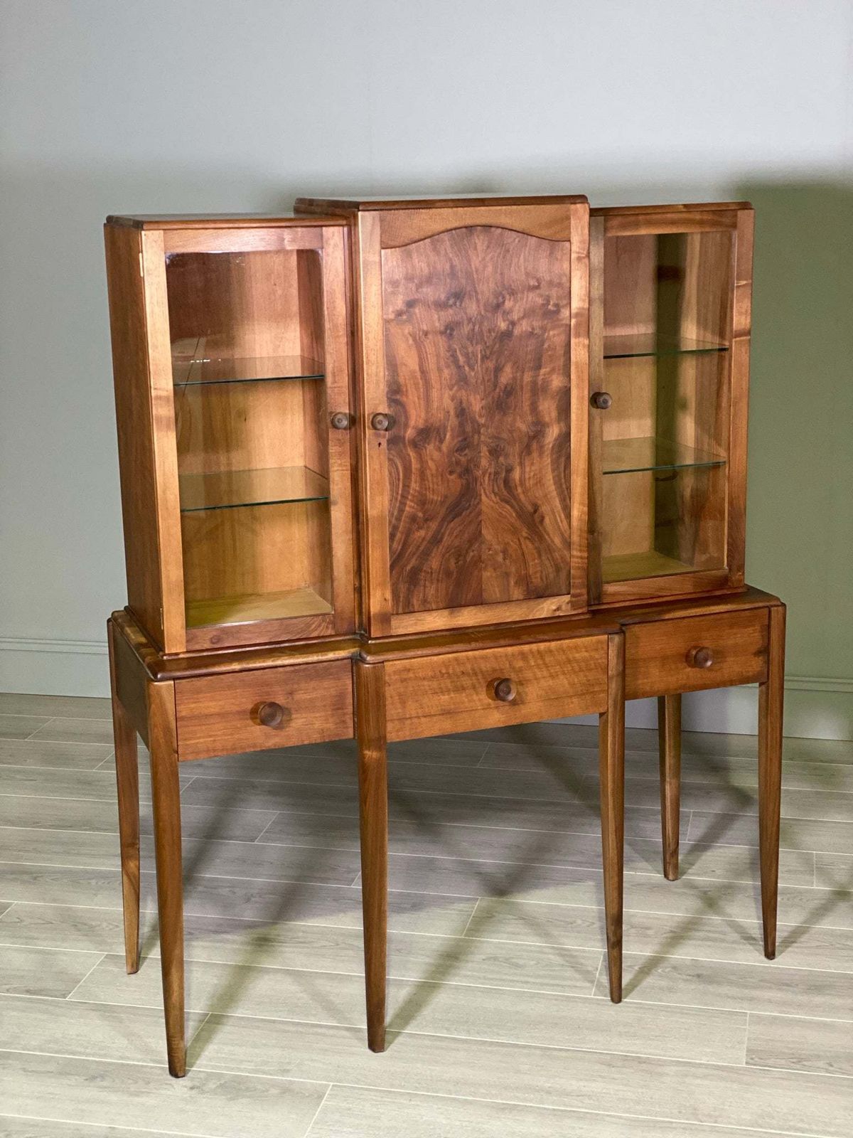 A Pair Of Walnut Cabinets By Arthur Reynolds Of Ludlow photo furniture