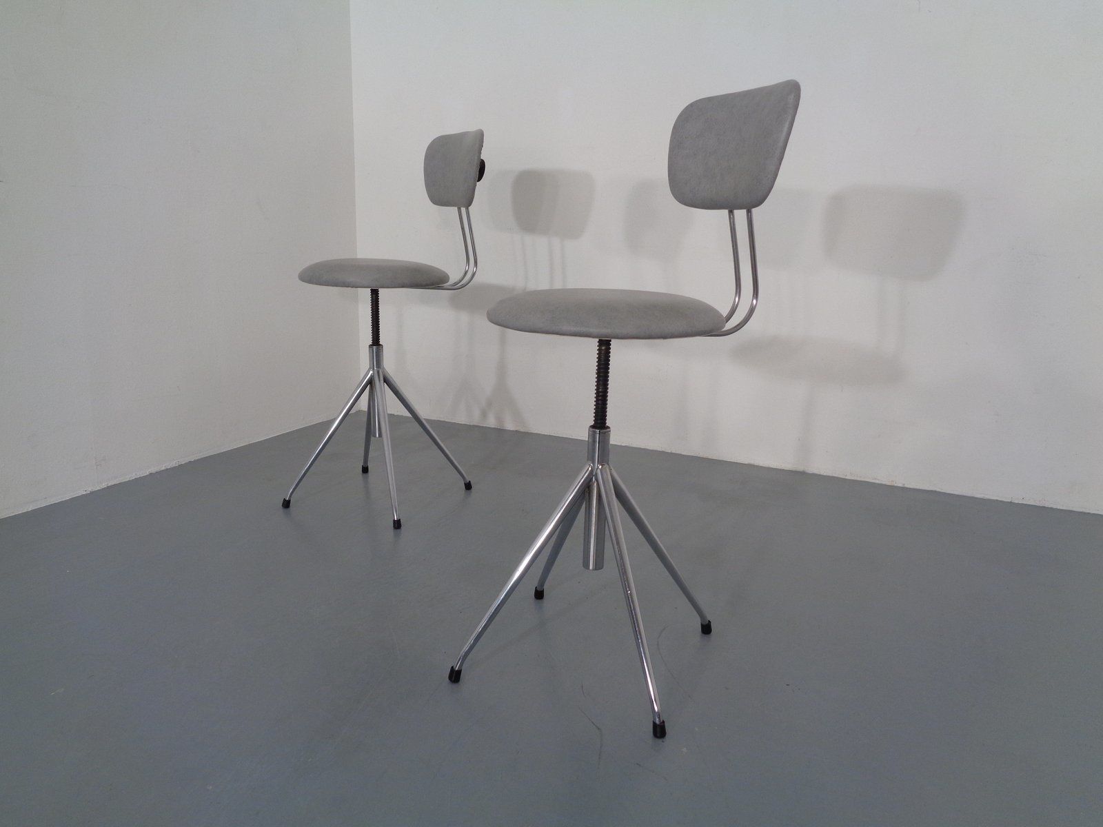 Adjustable Swivel Chairs, 1960s, Set Of 2 photo buy