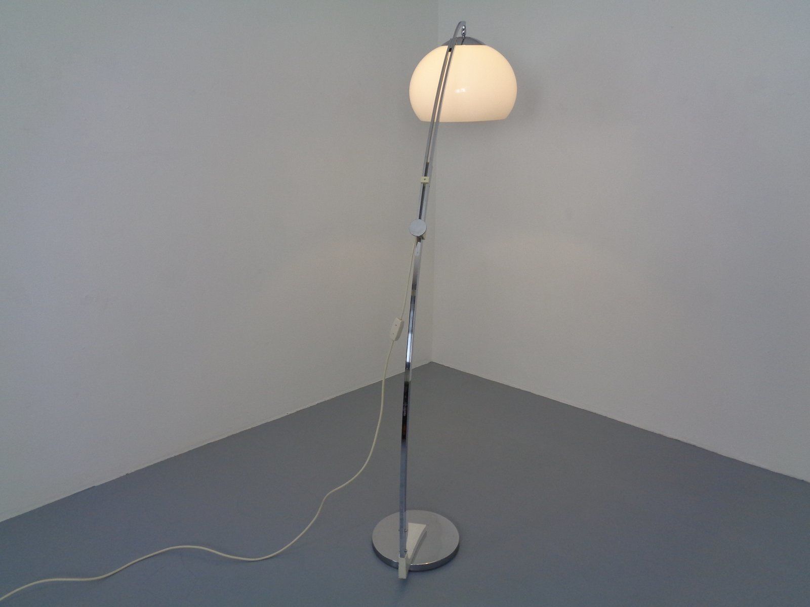Large German Arc Lamp From Sölken Leuchten, 1960s photo for sale