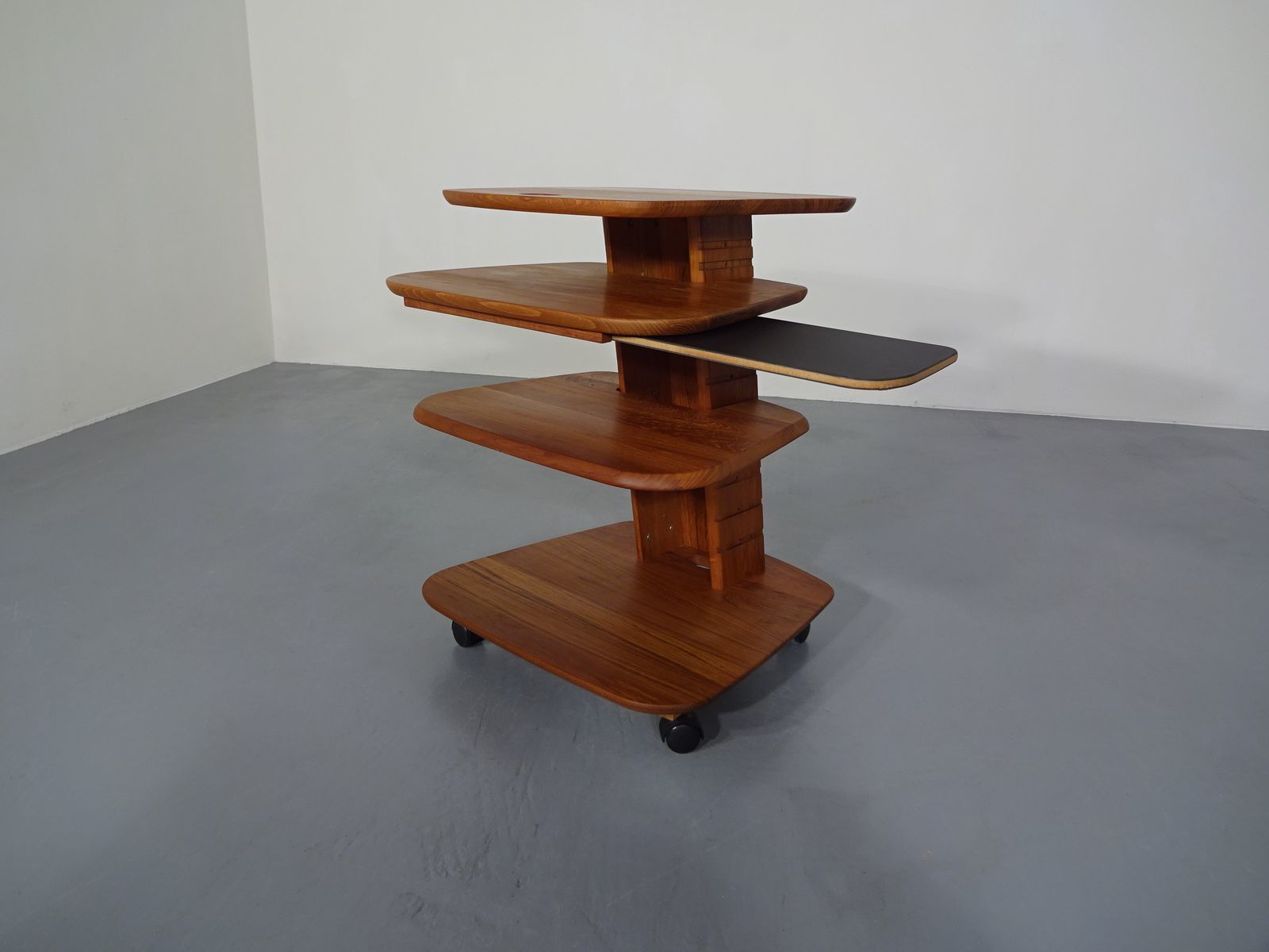 Tiered Console Table By Aksel Kjersgaard For Odder Adjustable, 1970s photo furniture