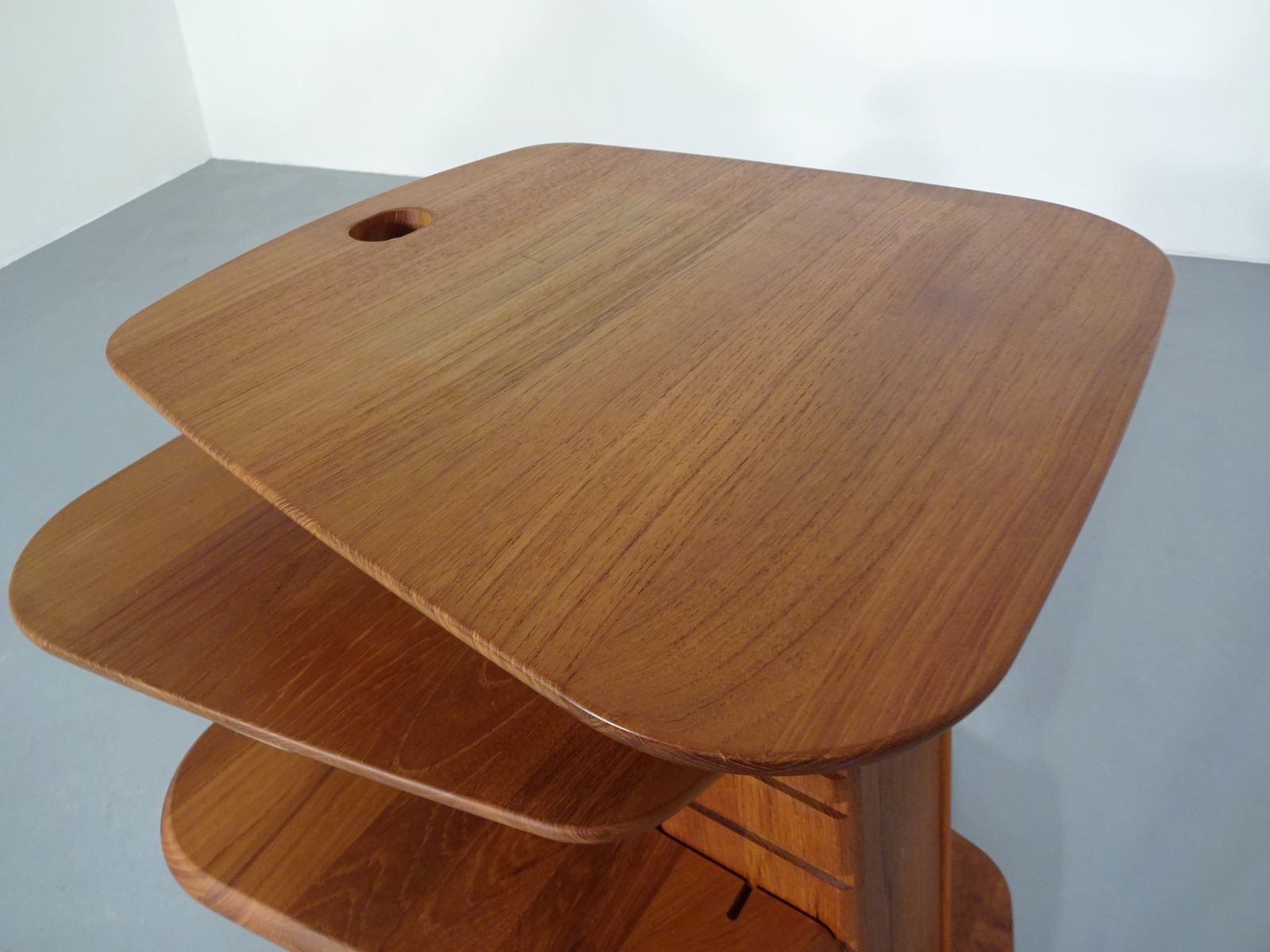 photo for sale Tiered Console Table By Aksel Kjersgaard For Odder Adjustable, 1970s
