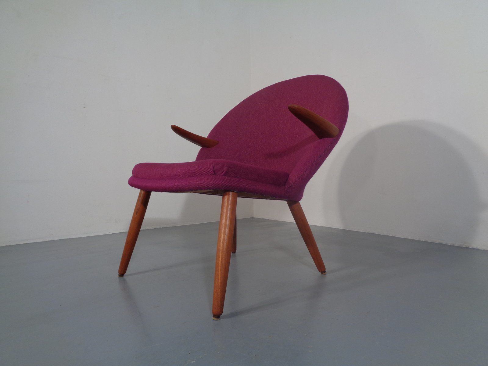 Danish Teak Armchair By Kurt Olsen For Glostrup, 1950s photo furniture