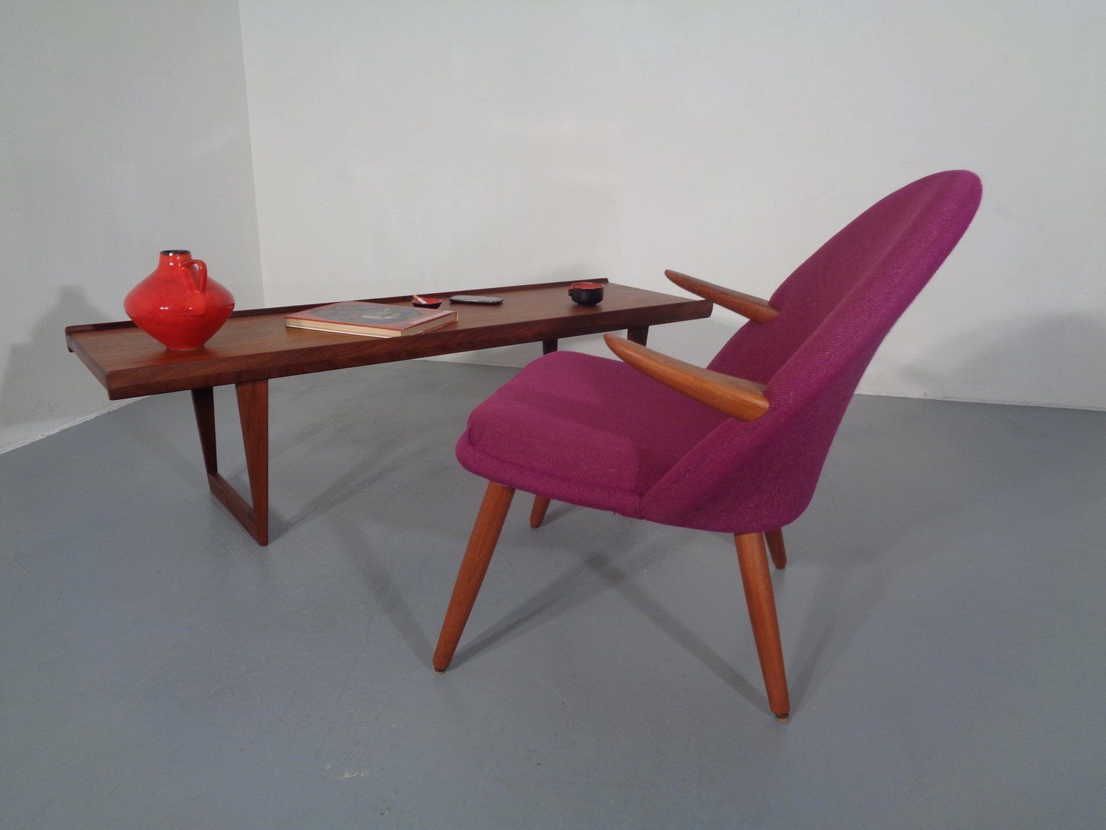 Danish Teak Armchair By Kurt Olsen For Glostrup, 1950s photo 1900.0