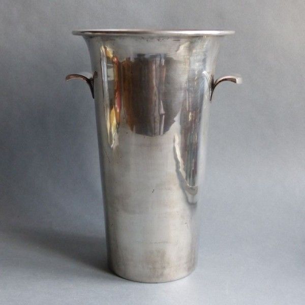 Champagne Cooler From Grandes Vins D 'Alsace Boit Freres Ribeauvillé Silver Plated. 1930   1940 photo buy