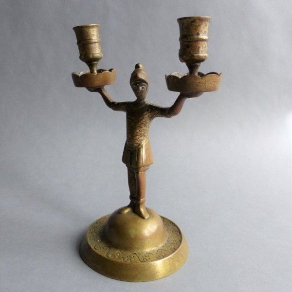 photo furniture Empire Candlesticks Made Of Bronze. France 1800   1820