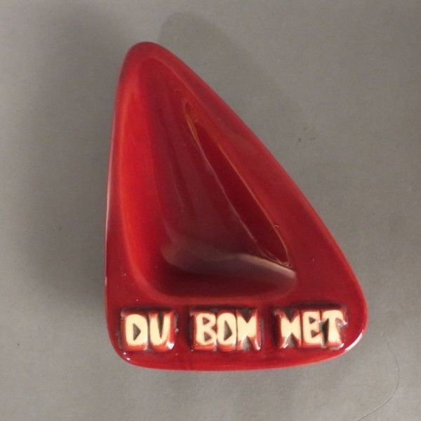 Very Rare Advertising Ashtray From Dubonnet. France 1950   1959 photo vinterior