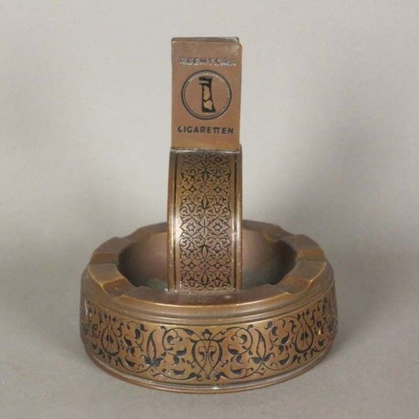 Art Nouveau Ashtray From Reemtsma. 1900   1920 photo furniture