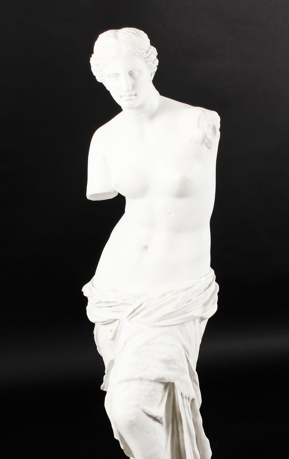 Stunning Composite Marble Statue Of Venus De Milo Late 20th Century photo furniture