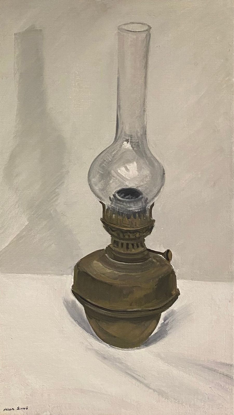 20th Century Swedish School 'Oil Lamp' photo furniture