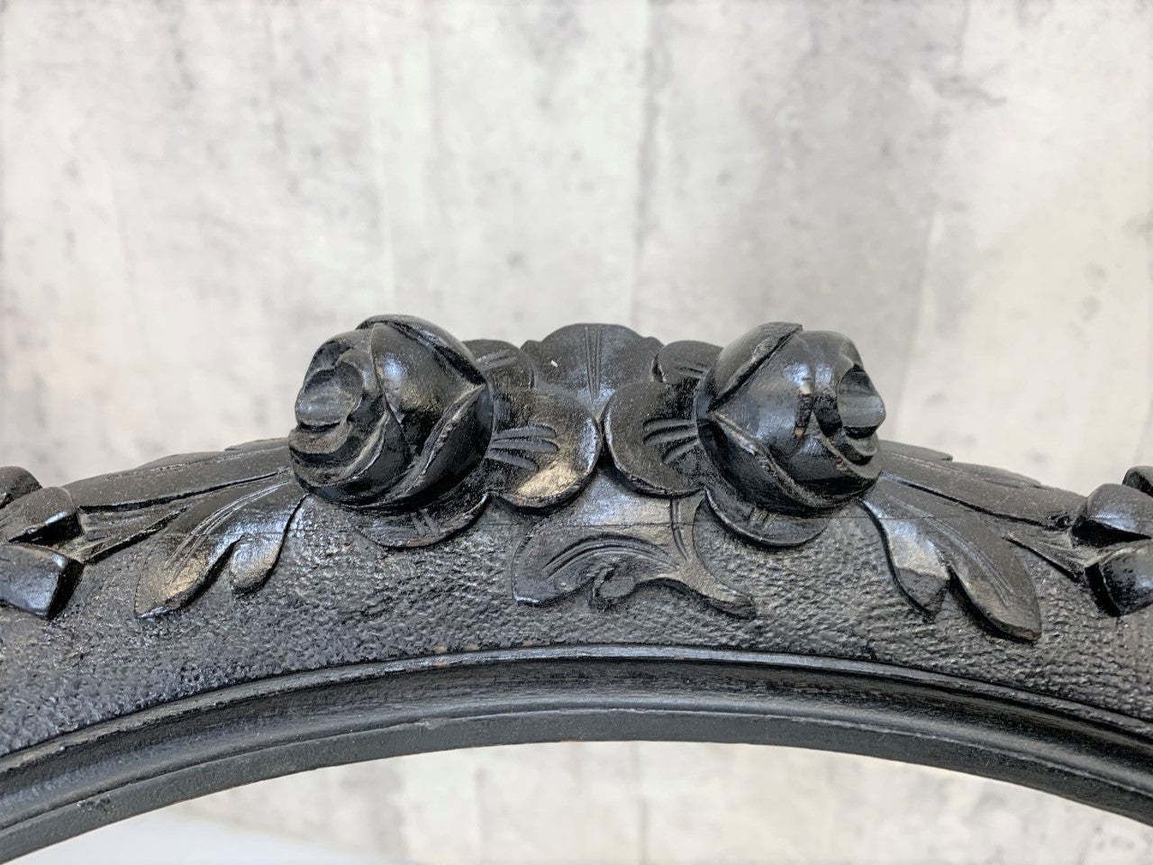 Set Of 4 Of Ebonised Napoleon III Hand Carved Balloon Chairs To Reupholster photo Furniture