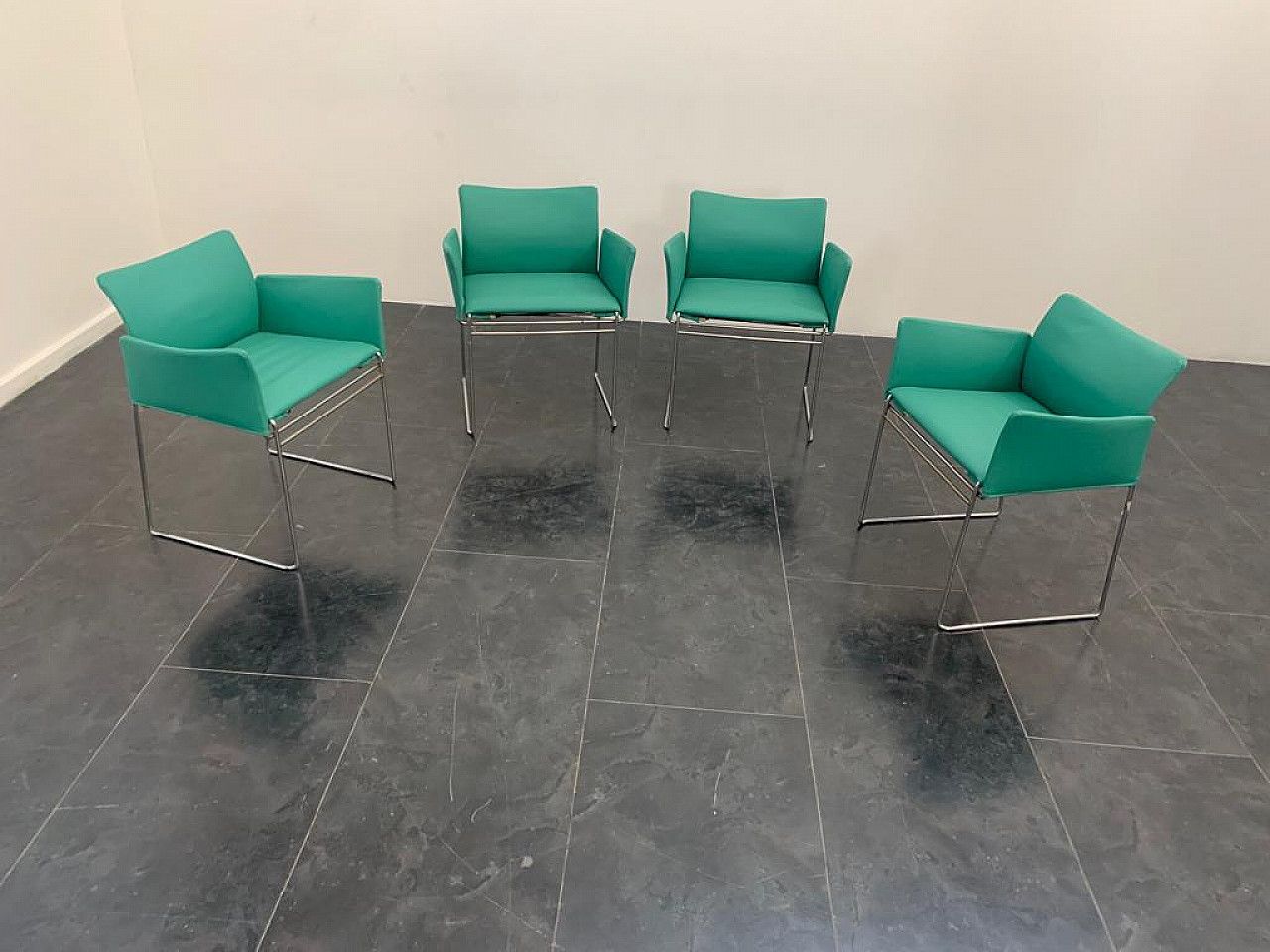 4 Maja Armchairs By Kazuhide Takahama For Simon Gavina, 1990s photo for sale