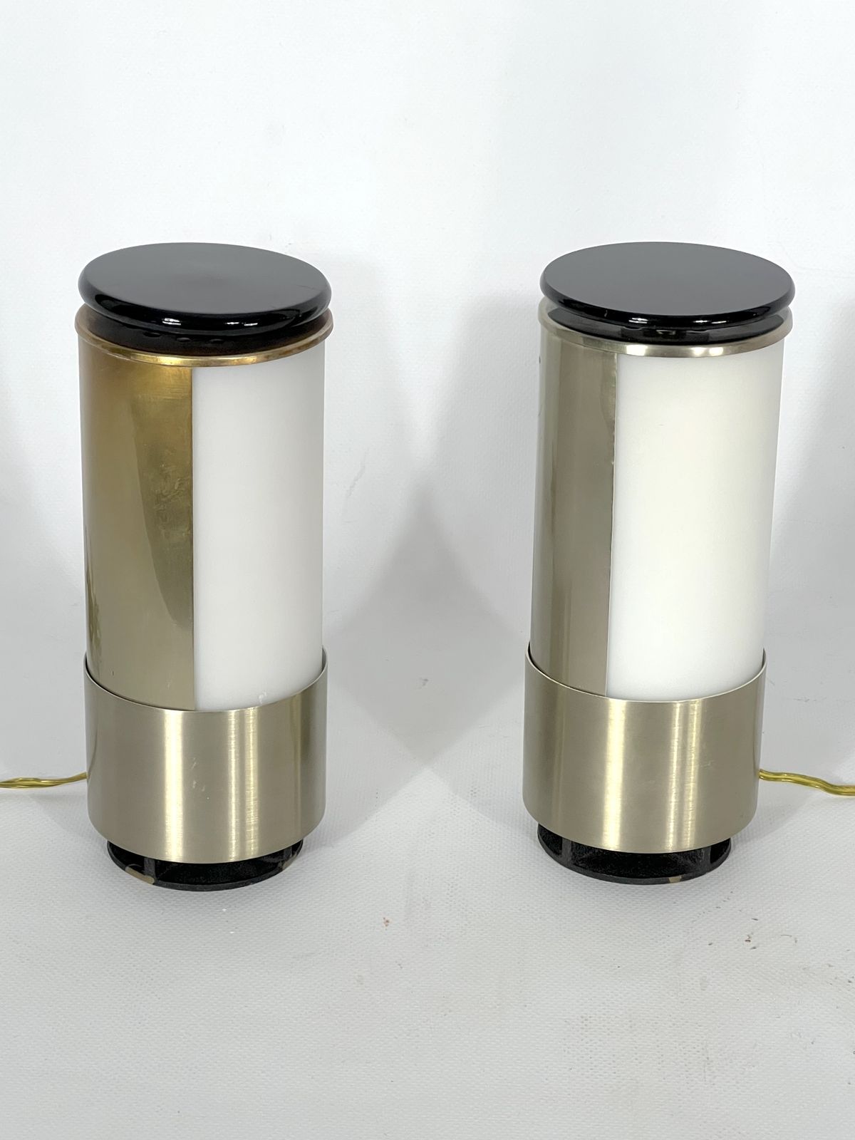 Mid Century Modern Pair Of Rare Labeled Lumi Milano Table Lamps photo Lighting