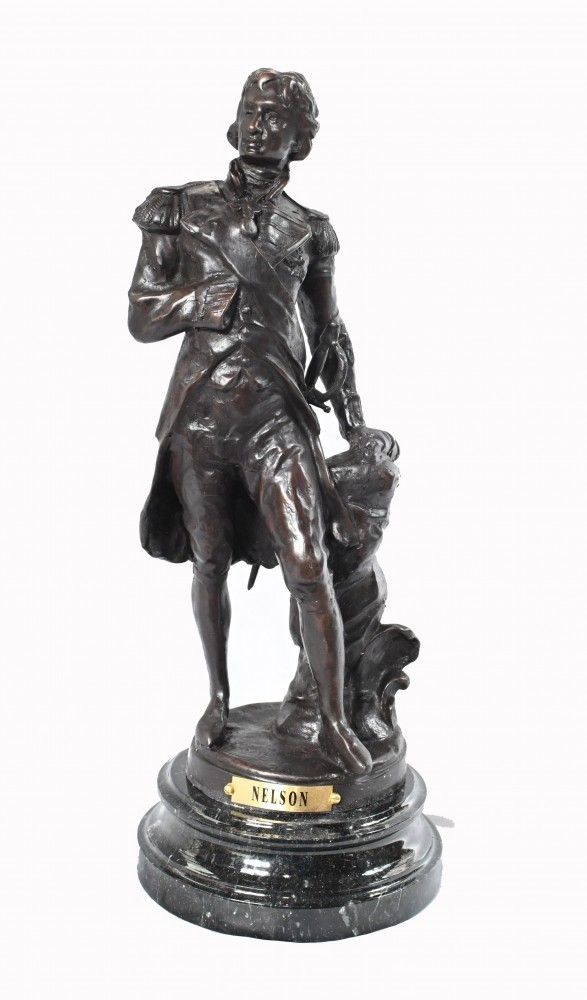 Bronze Statue Duke Of Wellington Figurine Waterloo English Military photo for sale