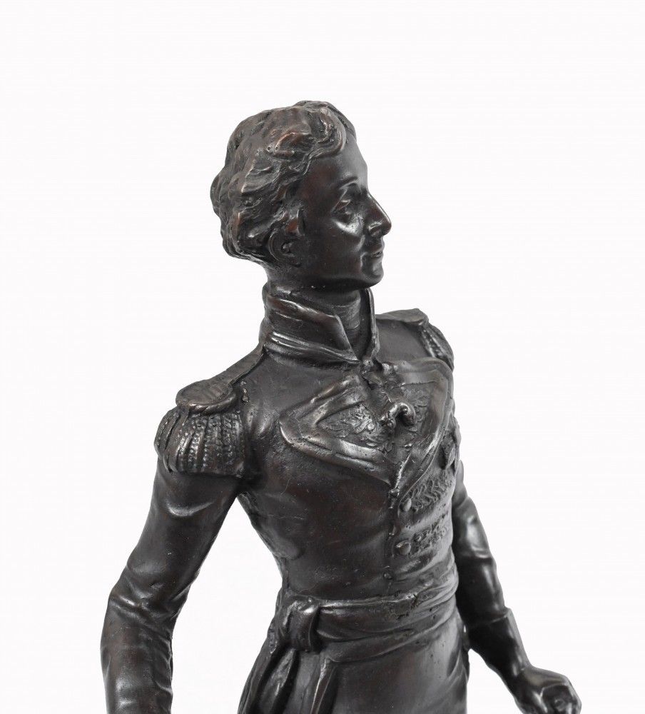Bronze Statue Duke Of Wellington Figurine Waterloo English Military photo Art