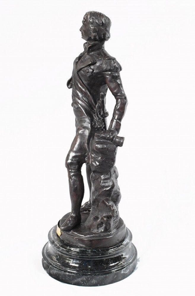 Art Bronze Statue Lord Admiral Nelson Military War Hero Royal Navy photo
