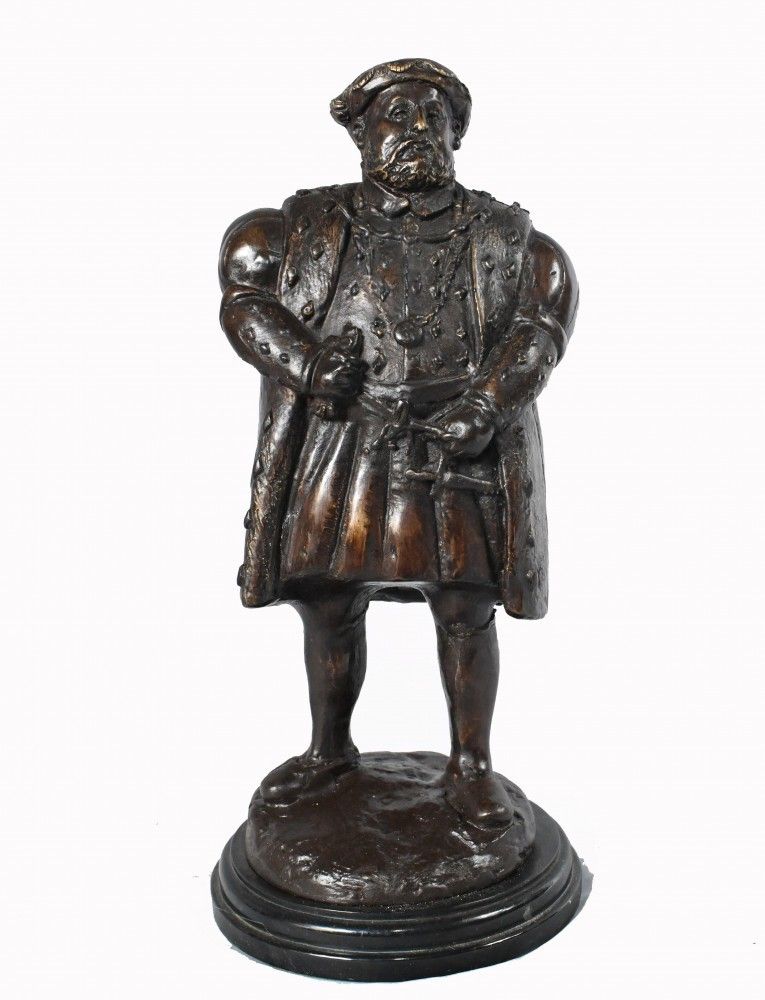 Bronze Statue Henry VIII   English King British Monarch Tudors