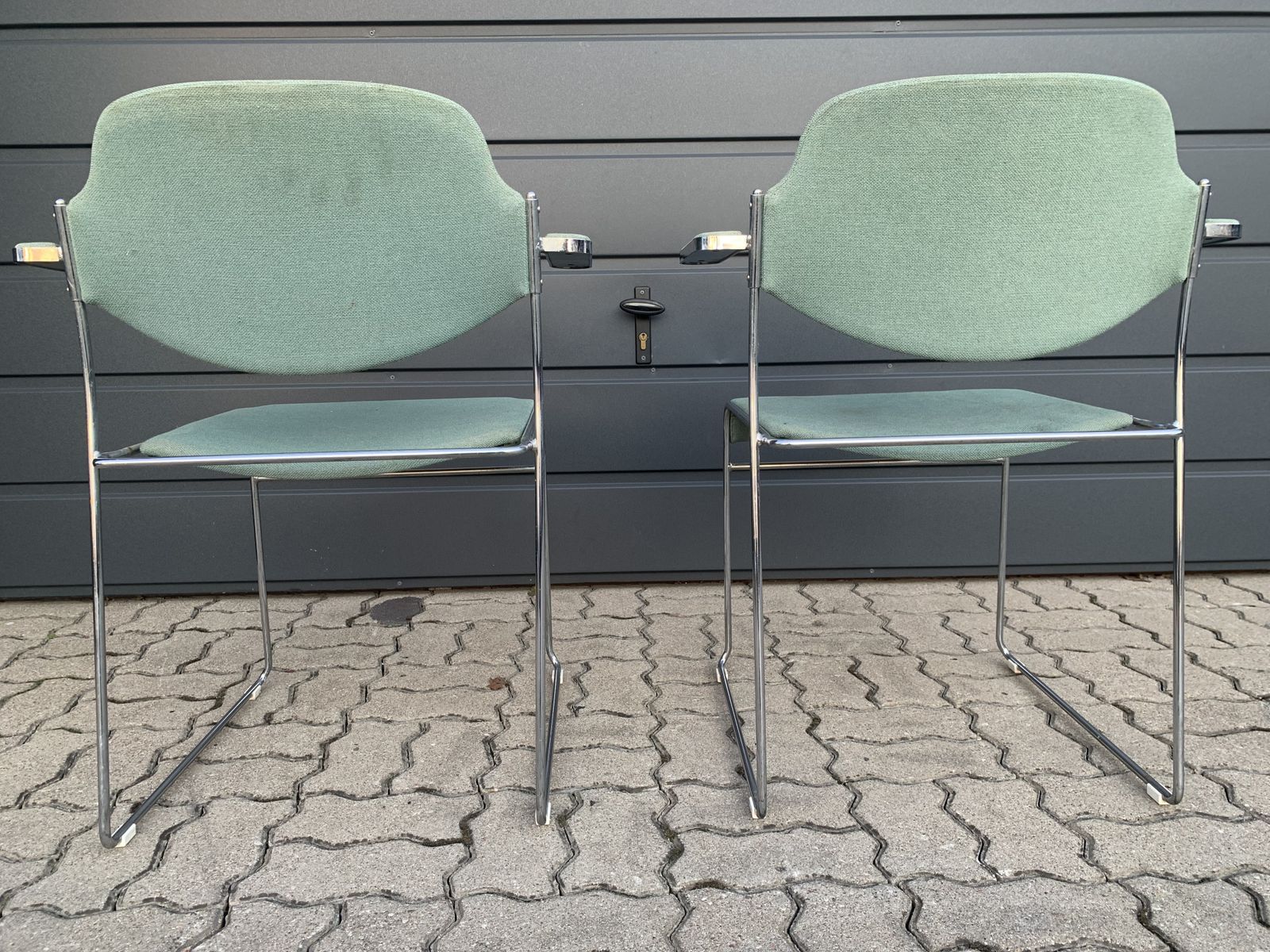 A Pair Of Danish Mid Century Chairs photo for sale