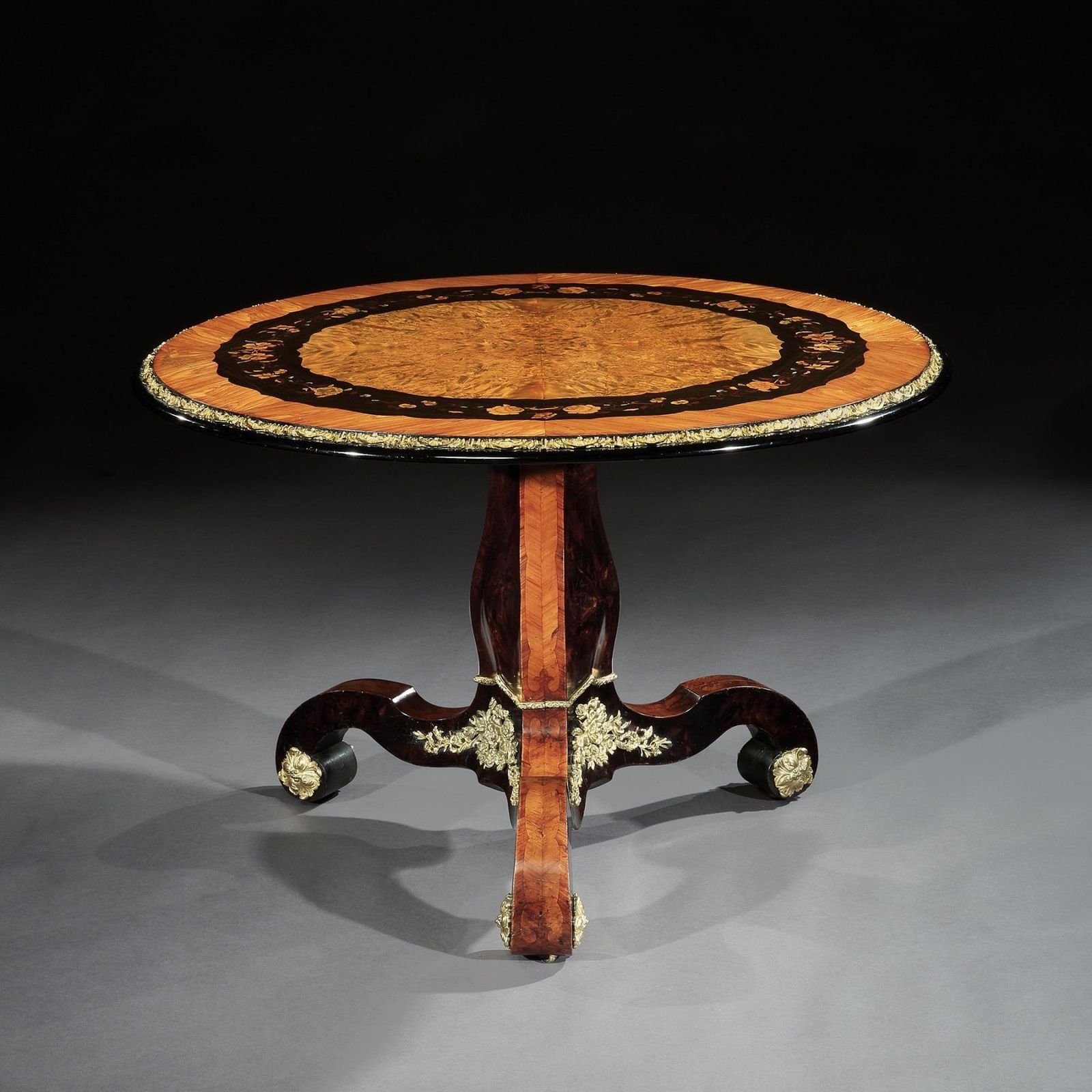 An Exceptional 19th Century Edward Holmes Baldock Marquetry Centre Table photo buy