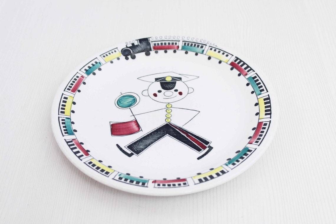 Rorstrand Tuff Tuff Children's Plate By Marianne Westman photo for sale