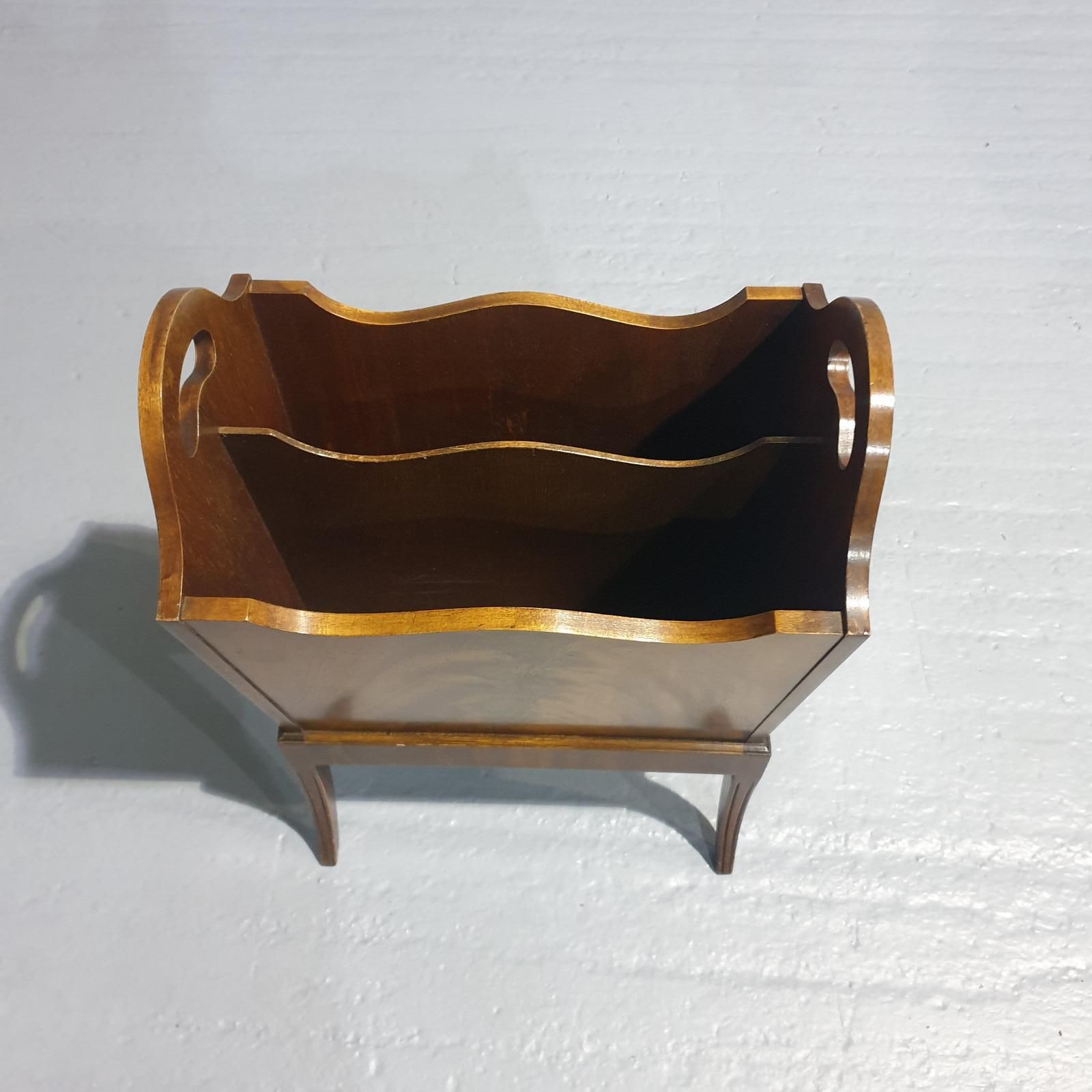 Lovely Mahogany Magazine Rack photo Home Decor