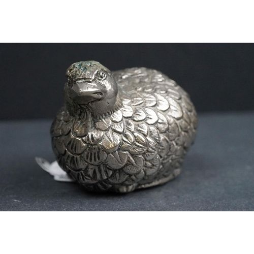 Vintage Gucci Quail Salt And Pepper Set, Made In Italy, Circa 1970 photo 350.0