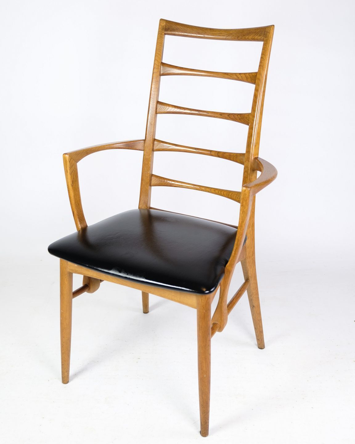 Armchair In Oak, Model Lis, Designed By Niels Koefoed And Manufactured By Niels Koefoed Møbelfabrik Hornslet From Around 1960.