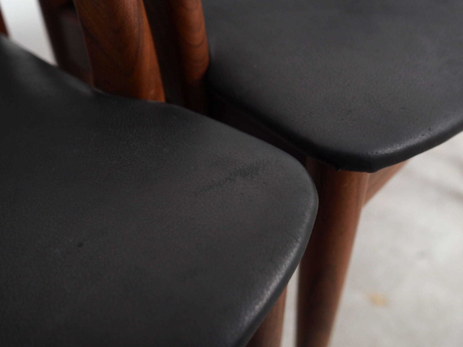 Set Of Four Teak Chairs, Danish Design, 1970s, Manufacturer: Orte Mobelfabrik photo vintage