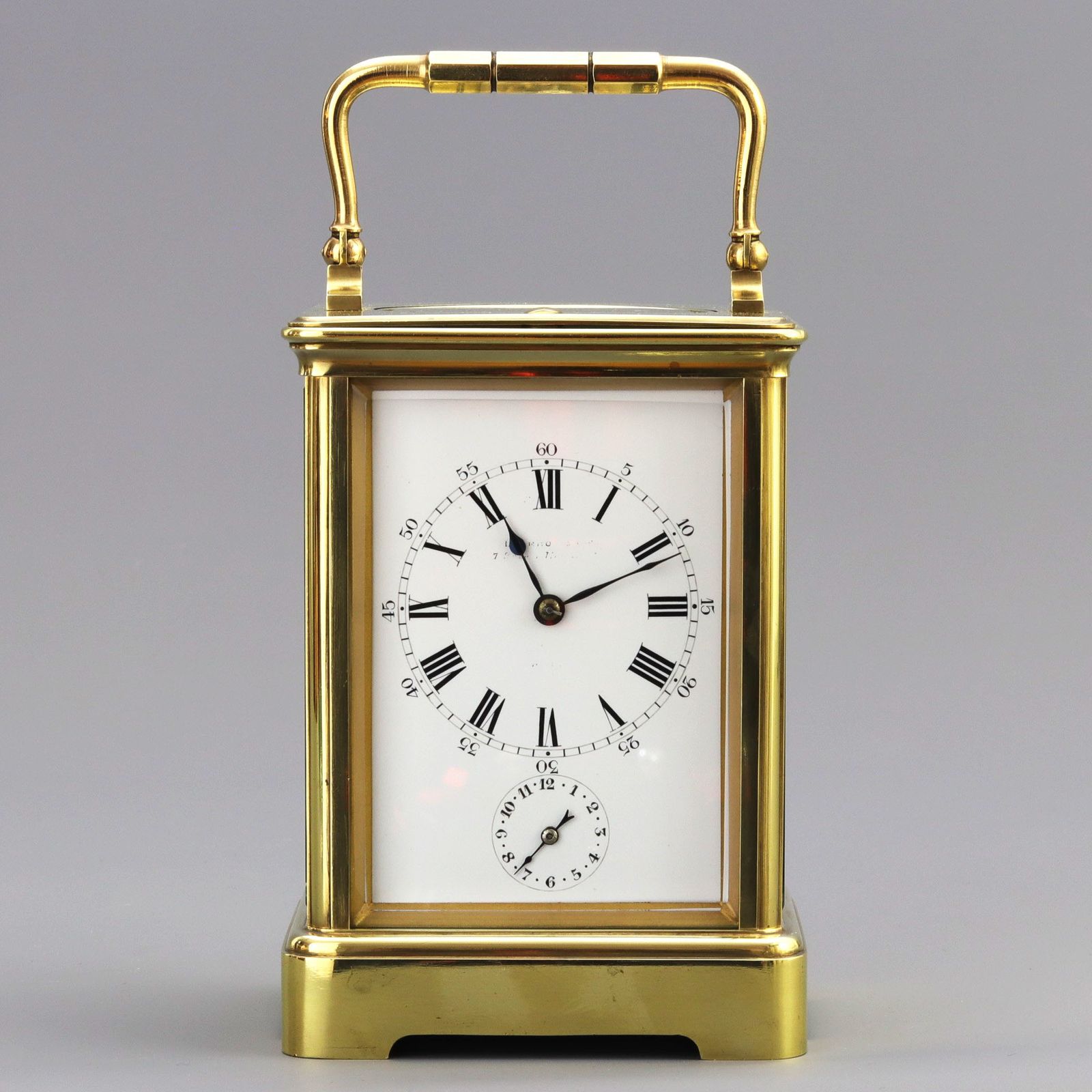 Antique French Striking Repeat Carriage Clock With Alarm By Leroy & Cie C1900 photo furniture