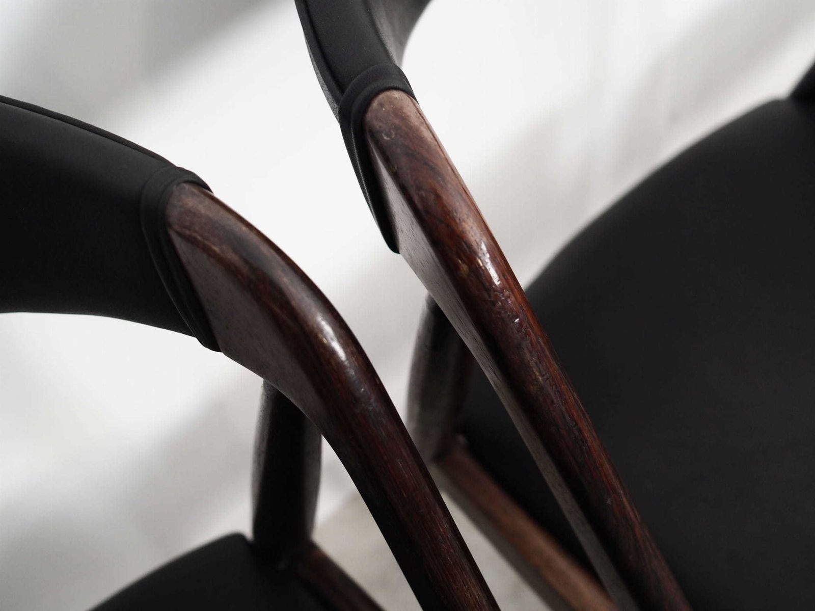 photo for sale Set Van Vier Vintage Stoelen, Deens Design, Jaren 70, Gemaakt In Denemarken